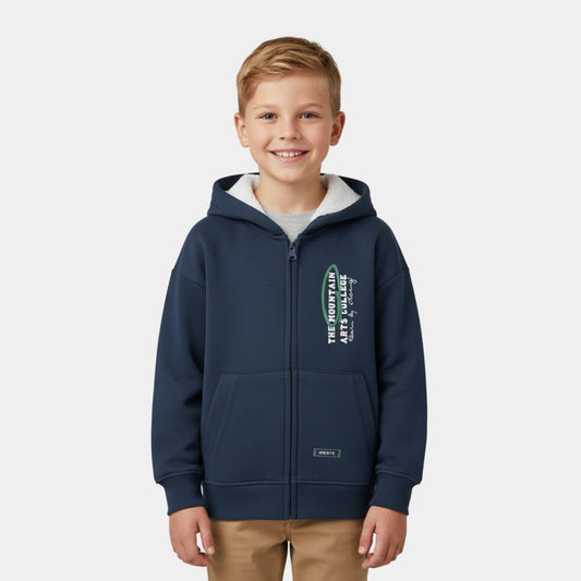 Lined Zip Hoodie for Kids – Unisex