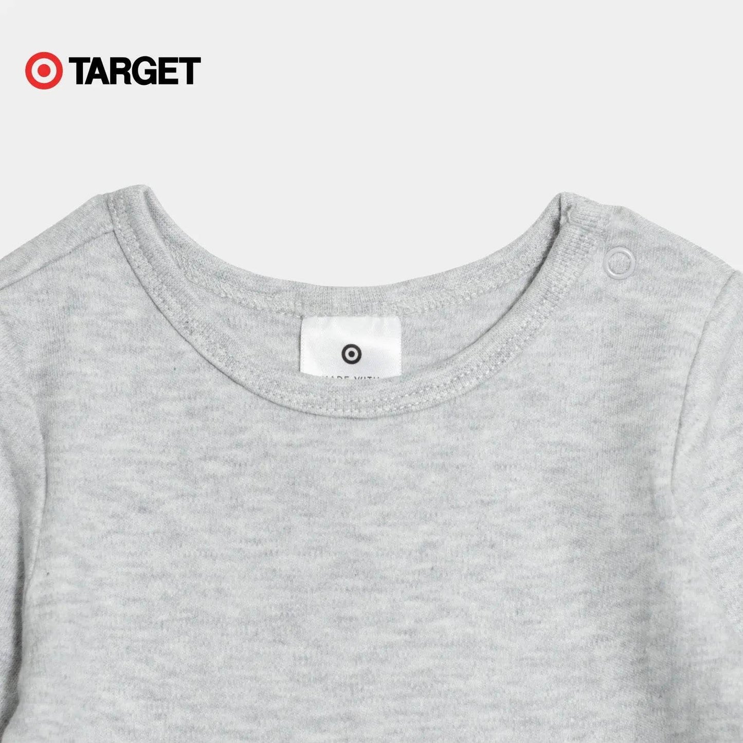 Baby Organic Cotton Bodysuit – Gray - KIDKO