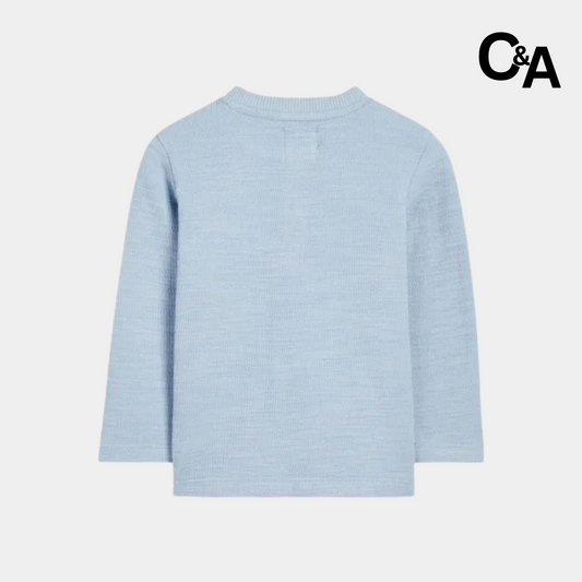 Baby Long Sleeve Textured Top Shirt – Soft & Gentle