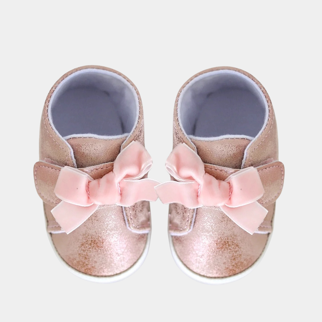 Baby Rose Gold Pre-Walker Shoes