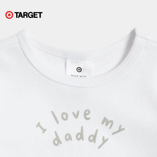 Baby Organic Cotton Bodysuit – “I Love My Daddy” - KIDKO