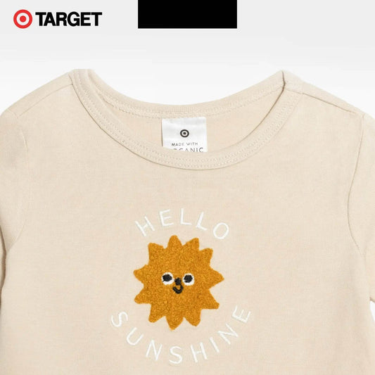 Baby Organic Cotton Bodysuit – Hello Sunshine - KIDKO