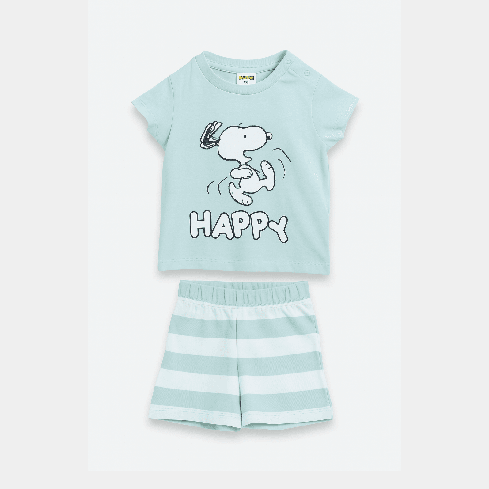Snoopy Cotton Shirt & Shorts Set - KIDKO