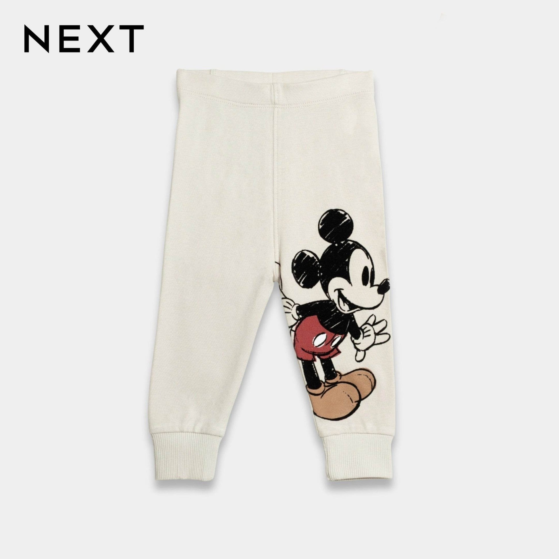 Boys Cotton Trousers – Mickey Mouse Print - KIDKO