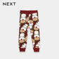 Boys Cotton Trousers – Reindeer Print - KIDKO