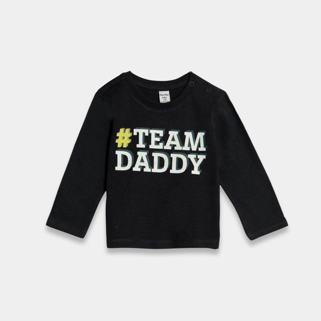 Boys Cotton Shirt – Team Daddy Print - KIDKO