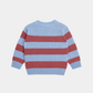 Boys Knit Sweater – Sky Blue with Red Lining - KIDKO