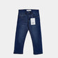 Boys Straight-Fit Tapered Jeans - Dark Blue Color - KIDKO