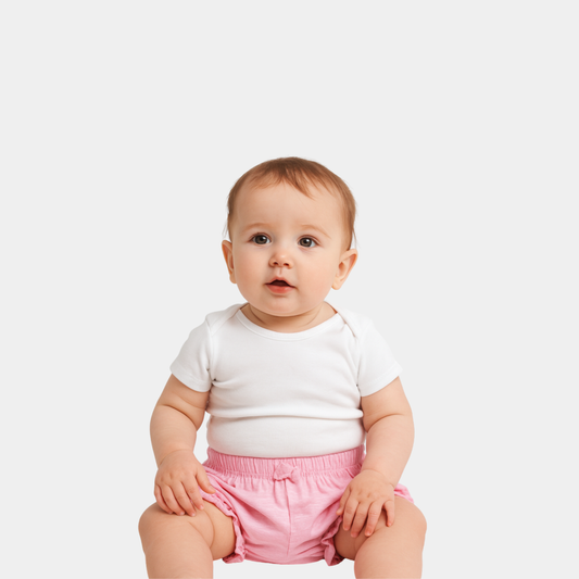 Girls Cotton Bloomer Shorts - Pink Color