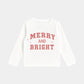 Merry and Bright Full Sleeve Shirt – White - KIDKO