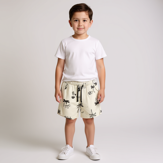 HNM Printed Shorts – Gray - Unisex