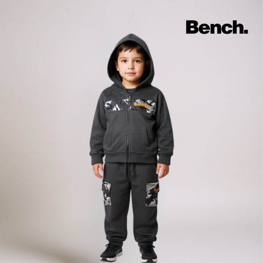 Boys Zipper Hood Tracksuit – Camouflage
