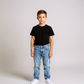 Unisex Straight Fit Washed Denim Jeans – Light Blue