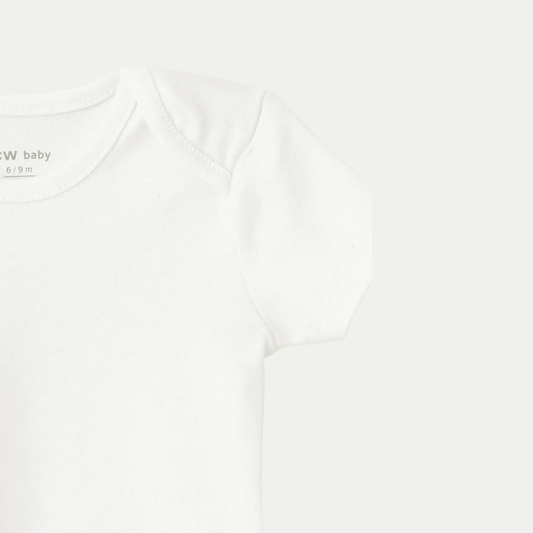 Baby Bodysuit – White - KIDKO