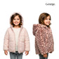 Girls Reversible Faux Fur Winter Jacket