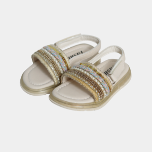 Girls Glitter Strap Sandals – Shiny Party Wear