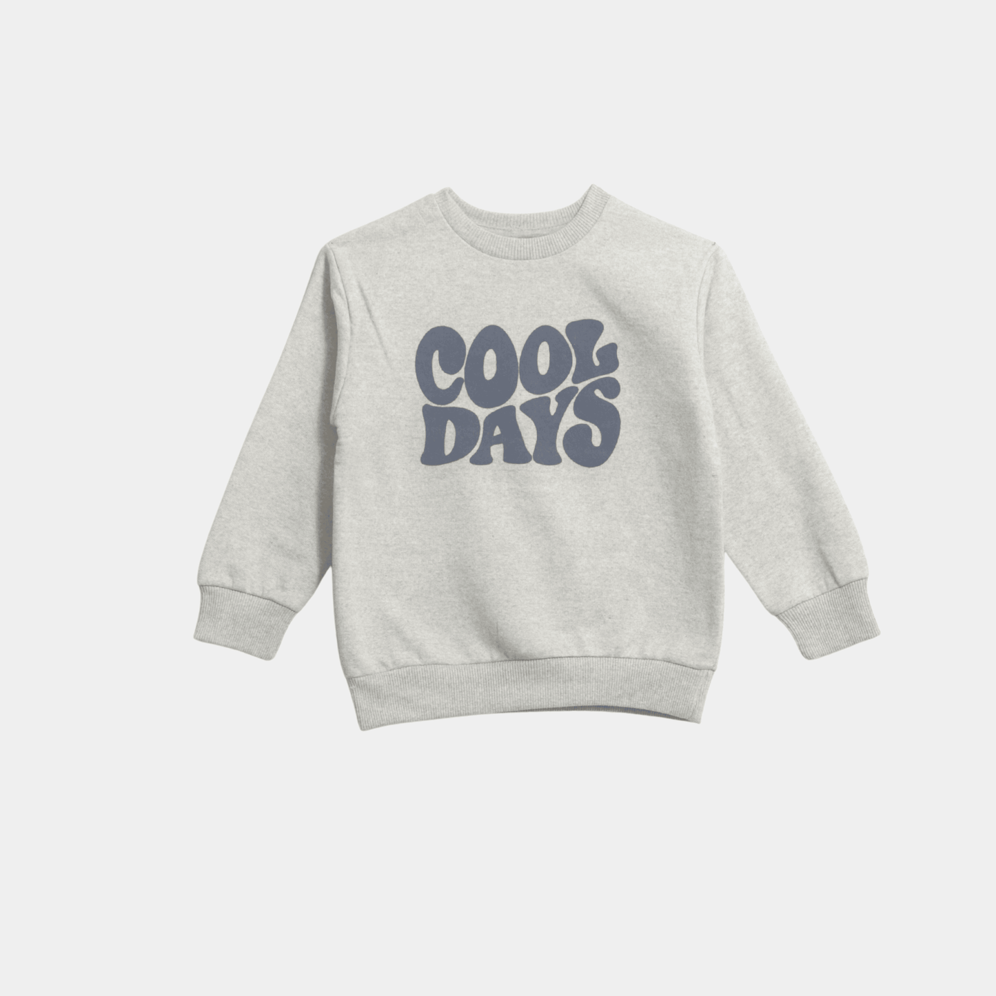 Boys Tracksuit Set – Light Gray “Cool Club” Hoodie - KIDKO