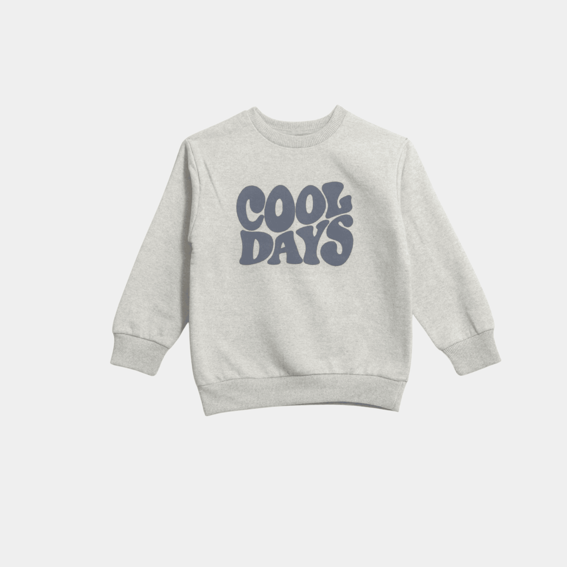 Boys Tracksuit Set – Light Gray “Cool Club” Hoodie - KIDKO