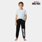 Kids’ One Piece Fleece Jogger Pants – Black