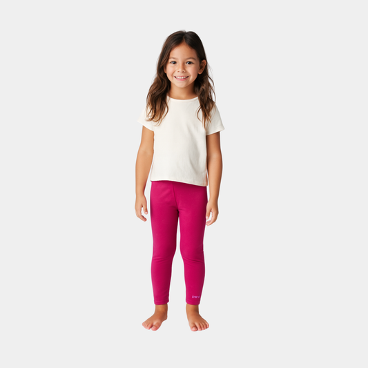 Girls Cotton Tights - Neon Pink Color