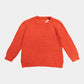 Boys Cozy Knit Sweater - Vibrant Orange