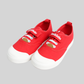 Kids Red Canvas Sneakers – Stylish Casual Everyday Shoes
