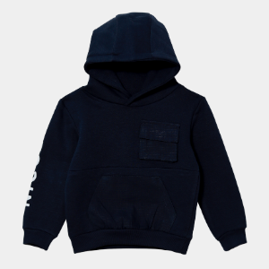 Boys Navy Hoodie & Jogger Tracksuit Set (2-Piece)