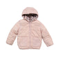Girls Reversible Faux Fur Winter Jacket