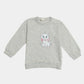 Cute Cat Print Sweatshirt for Girls – Soft & Cozy Winter Wear