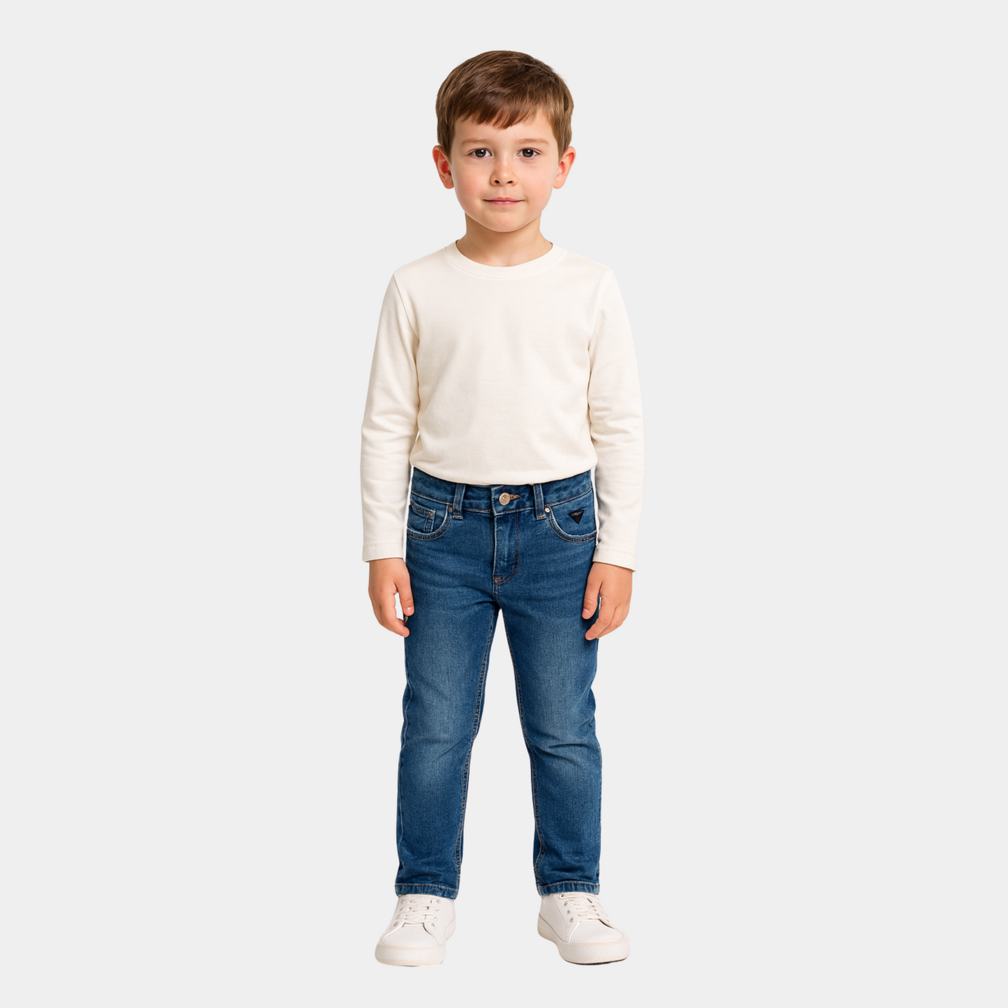 Boys Slim Denim Jeans - Dark Blue