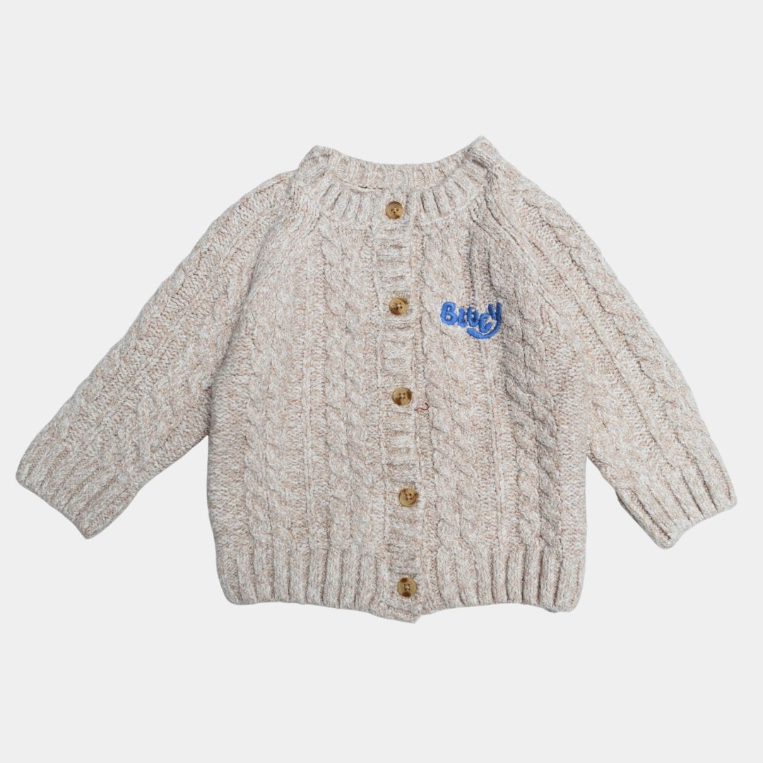 Boys Ribbed Round-Neck Sweater