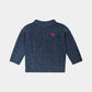 Boys Cozy Cable Knit Sweater - Navy Blue
