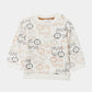 Kids Cotton Sweatshirt – Cat Print