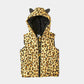 Boys Cheetah Printed Puffer Jacket