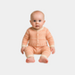 Toddler Winter Knitted Bodysuit - Cream and Peach