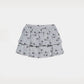 Girls Ruffle Skirt - Gray Color - KIDKO