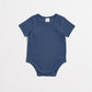Baby Organic Cotton Bodysuit - Blue Color - KIDKO