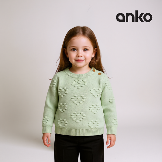Baby Girls Seashells Cardigan Sweater – Cream