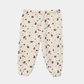 Baby Girls 2-Pack Soft Printed & Solid Jogger Pants