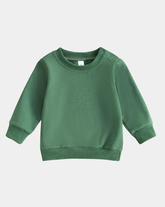 Pack Of 3 Boys Sweatshirt– Green, Blue & Beige Truck Print