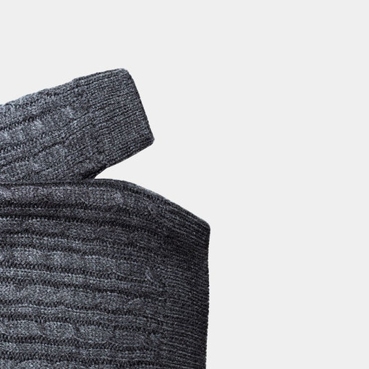 Boys Embroidered Logo Sweater - Charcoal Grey