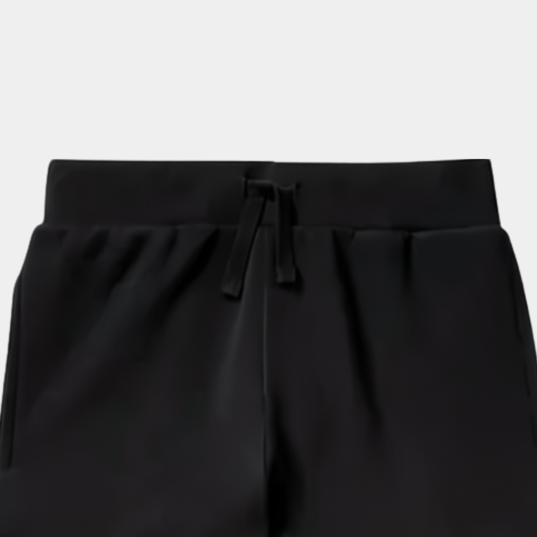 Kids’ One Piece Fleece Jogger Pants – Black