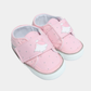Baby Rose Pink Non-Walker Shoes - Print