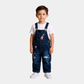 Boys Denim Dungaree - Denim Blue