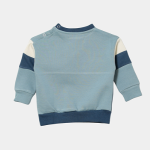 Boys Colorblock Tracksuit Set – Blue