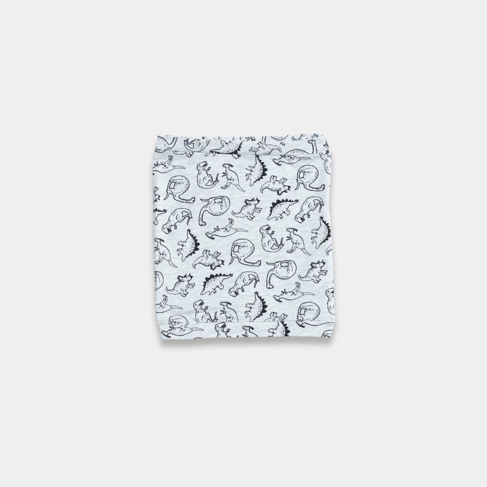 Boys Traditional Cotton Scarf - Gray Color - KIDKO
