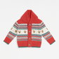 Boys Girls Christmas Sweater – Red Gingerbread Knitted Design - KIDKO