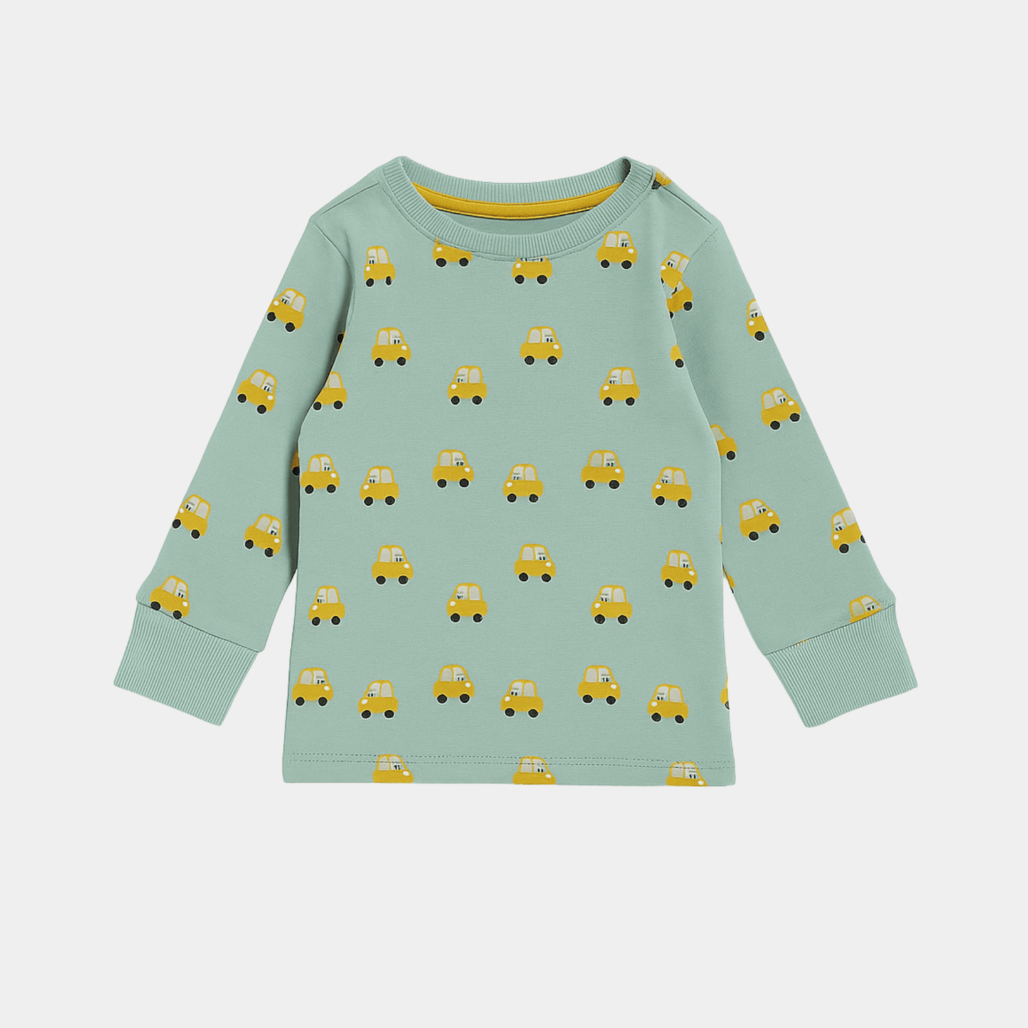 Boys Full Sleeve Shirt – Sea Green - KIDKO