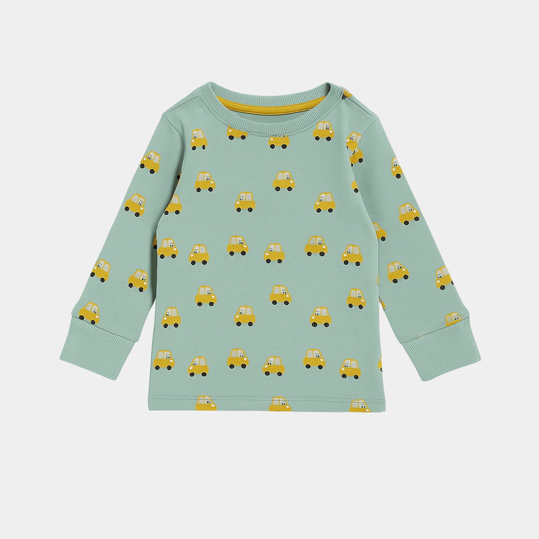 Boys Full Sleeve Shirt – Sea Green - KIDKO
