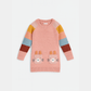 Toddler Girls Jumper Dress & Tights Set - Pink - KIDKO